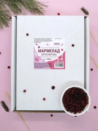 Мармелад ягодный Брусничка, 1кг