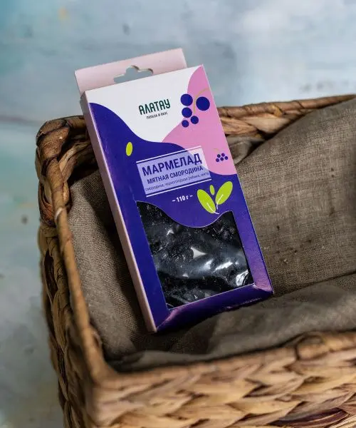 Мармелад ягодный Мятная смородина, 110г Мармелад ягодный Мятная смородина, 110г